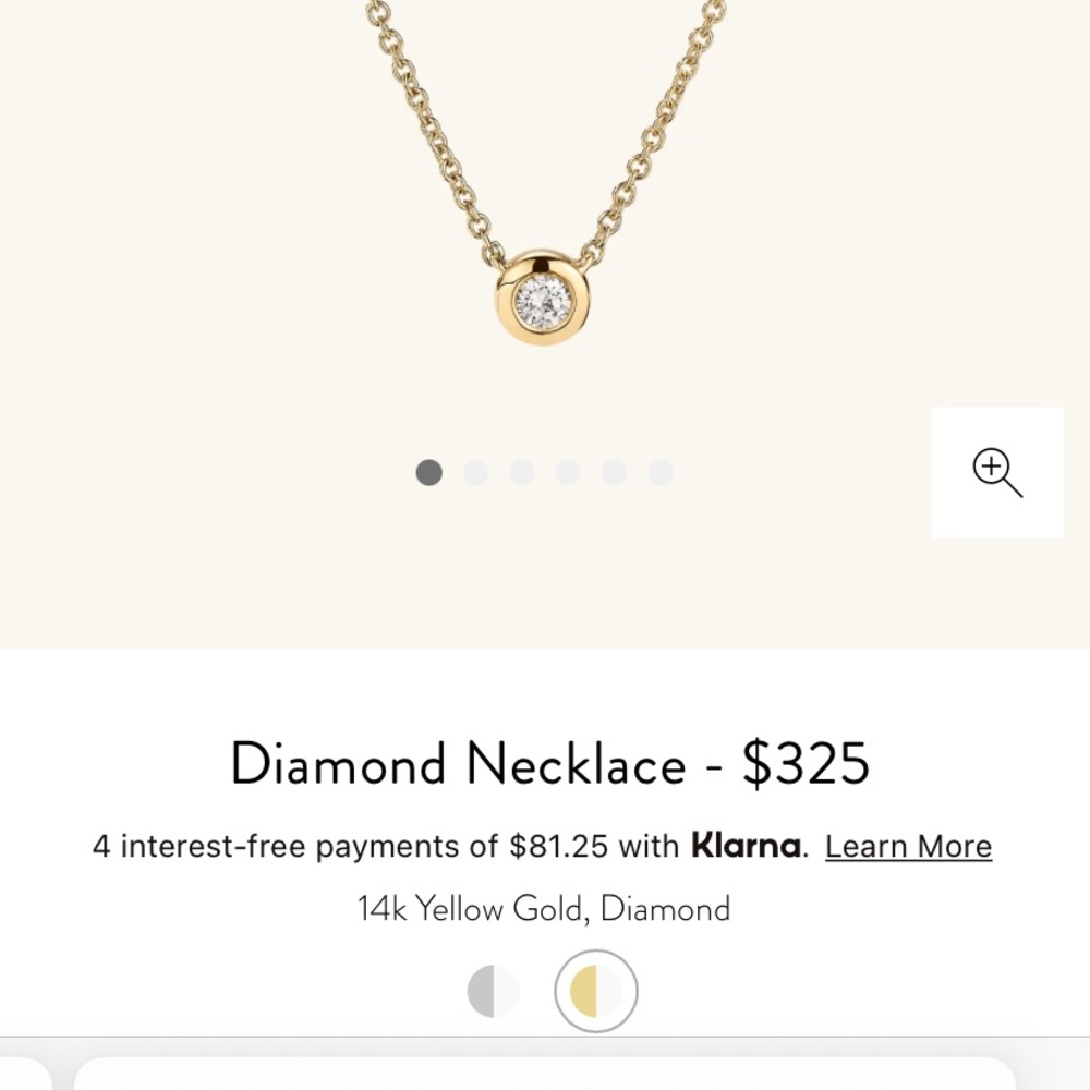MEJURI SOLO DIAMOND NECKLACE